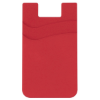 Dual Pocket Silicone Phone Wallet (222) Red