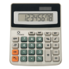 Dual Power Calculator Silver/Black