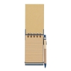 Eco-Inspired Spiral Jotter & Pen Blue Open