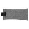 Heathered Eyeglass Pouch Gray/Black Accent