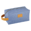 Heathered Toiletry Bag Blue