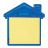 House Clip With Sticky Notes Translucent Blue