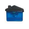 House Shape Clip Translucent Blue/Black Grip