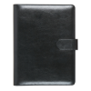 Leather Look Personal Binder Black