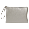 Metallic Divine Cosmetic Bag Silver