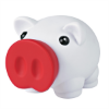 Mini Prosperous Piggy Bank White/Red 