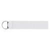 Neoprene Wristband With Key Ring white