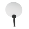 Plastic Hand Fan Clear/Black Handle