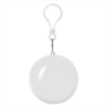 Poncho Ball Key Chain White