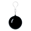 Poncho Ball Key Chain Black