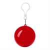 Poncho Ball Key Chain Red