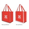 Reflective Large Grocery Tote Bag-Red