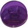 Round Shape Clip Translucent Purple