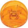 Round Shape Clip Translucent Orange