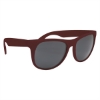 Rubberized Sunglasses Maroon