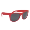 Rubberized Sunglasses Red