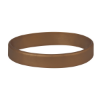 Custom Debossed Silicone Wristbands - 8" x 1/2" Metallic Gold