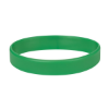 Custom Debossed Silicone Wristbands - 8" x 1/2" Kelly Green