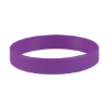 Custom Debossed Silicone Wristbands - 8" x 1/2" Purple