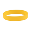 Custom Debossed Silicone Wristbands - 8" x 1/2" Yellow