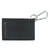 Wallet With Carabiner Black