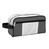 Weston Deluxe Toiletry Bag Grey/White/Black Trim