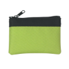 Zippered Coin Pouch (291) Lime Green/Black Trim