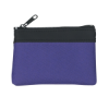 Zippered Coin Pouch (291) Purple/Black Trim