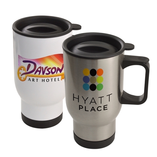 Stainless Steel 14oz Travel Mug