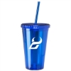 16 oz Insulated Acrylic Tumbler Blue