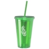 16 oz Insulated Acrylic Tumbler Green