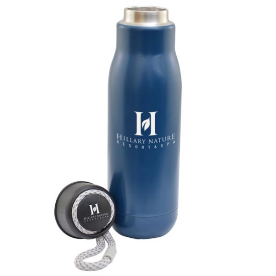 16 oz Matte Navy Vacuum Bottle