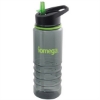 25 oz Tritan Sport Bottle - Smoke w/ Green