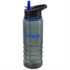 25 oz Tritan Sport Bottle - Smoke w/ Blue