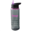 25 oz Tritan Sport Bottle - Smoke w/ Purple