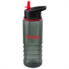 25 oz Tritan Sport Bottle - Smoke w/  Red