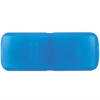 Plastic Bandage Dispenser with Pill Case Blue