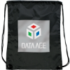 Drawstring Backpack - Full Color Black