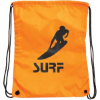 Drawstring Backpack - Full Color Orange