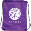 Drawstring Backpack - Full Color Purple