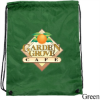 Drawstring Backpack - Full Color Green