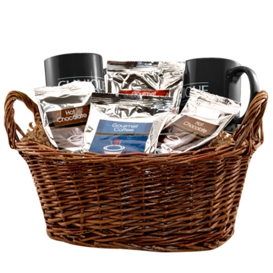 2 Solid Color Mug Deluxe Gift Basket