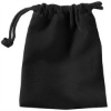 Mini Velour Pouch Black