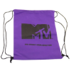 Non Woven Drawstring Backpack Purple