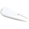 Plastic Divot Tool White