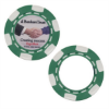 Poker Chips  1 1/2" Green