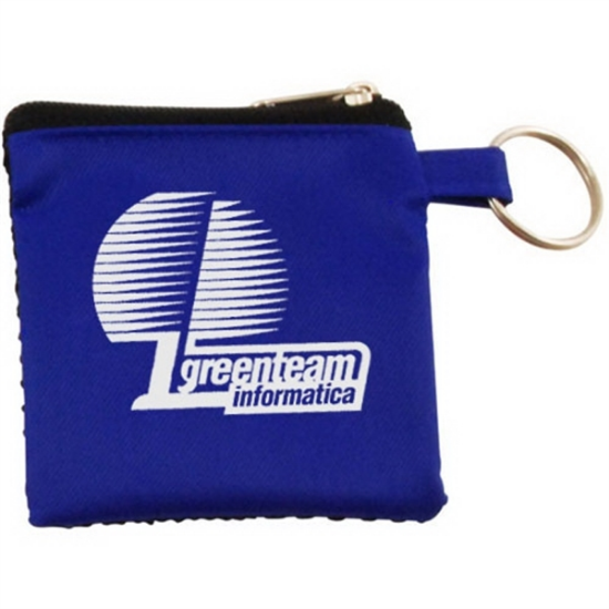 Zippered Pouch Blue