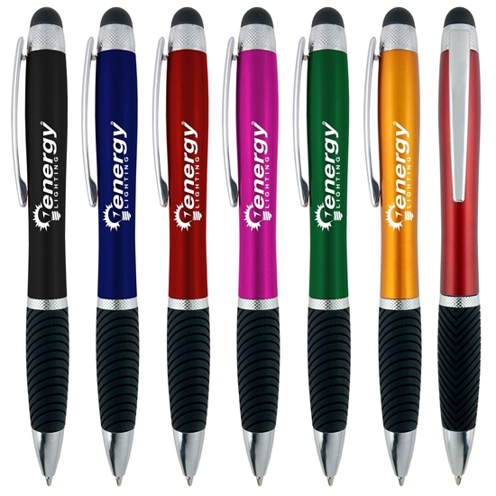 Light Up Logo Illuminated Stylus Pens