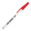 Belfast Pens White/Red