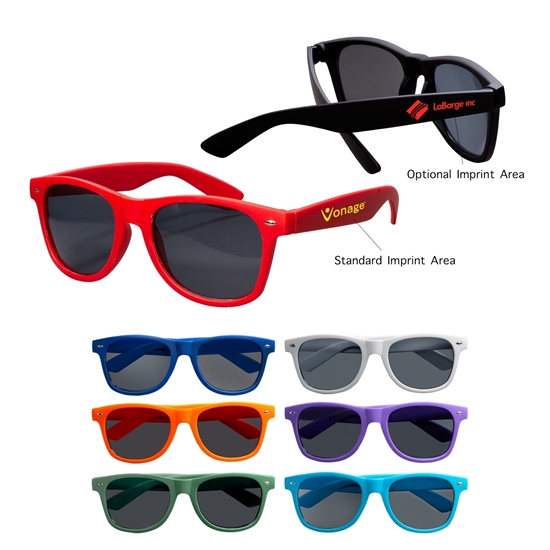 Rubberized Finish Fashion Sunglasses